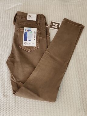 M Sara Skinny Brown Jeans Sculpts Your Body